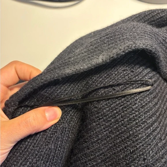 Massimo Dutti Black Sleeveless Ribbed Turtleneck Dress - Picture 11 of 12